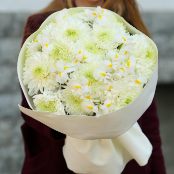 35 Хризантем Бигуди Микс